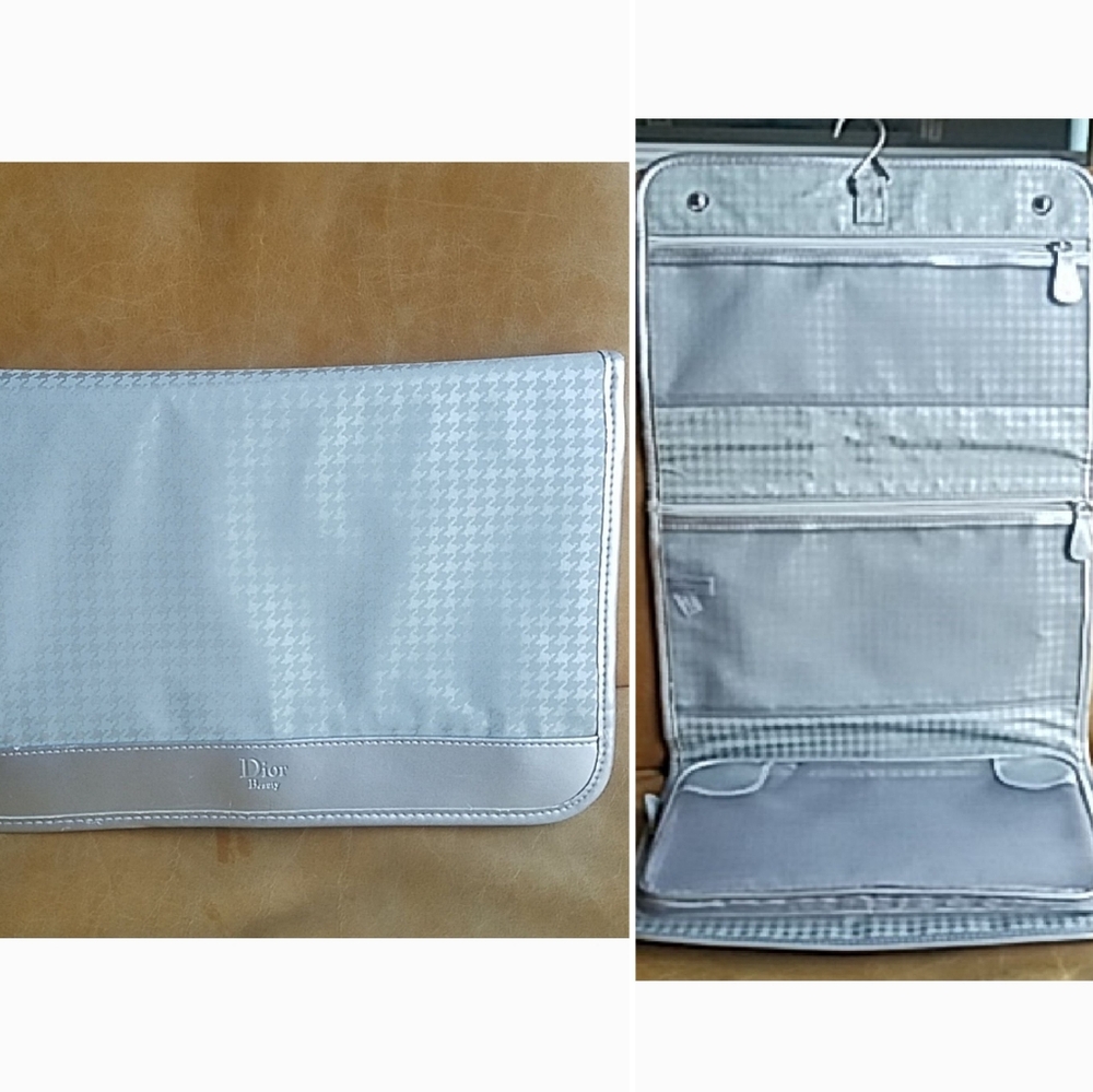Christian Dior Travel Hanging Makeup Cosmetic Toiletry Bag